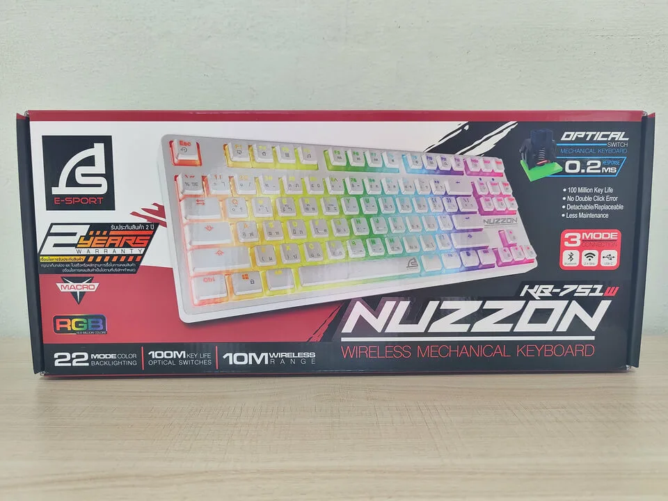 [Review] Signo NUZZON KB-751 Mechanical Keyboard 3 โหมด ตัวนี้มันแน่! ใช้ได้ไม่เกี่ยง OS!
