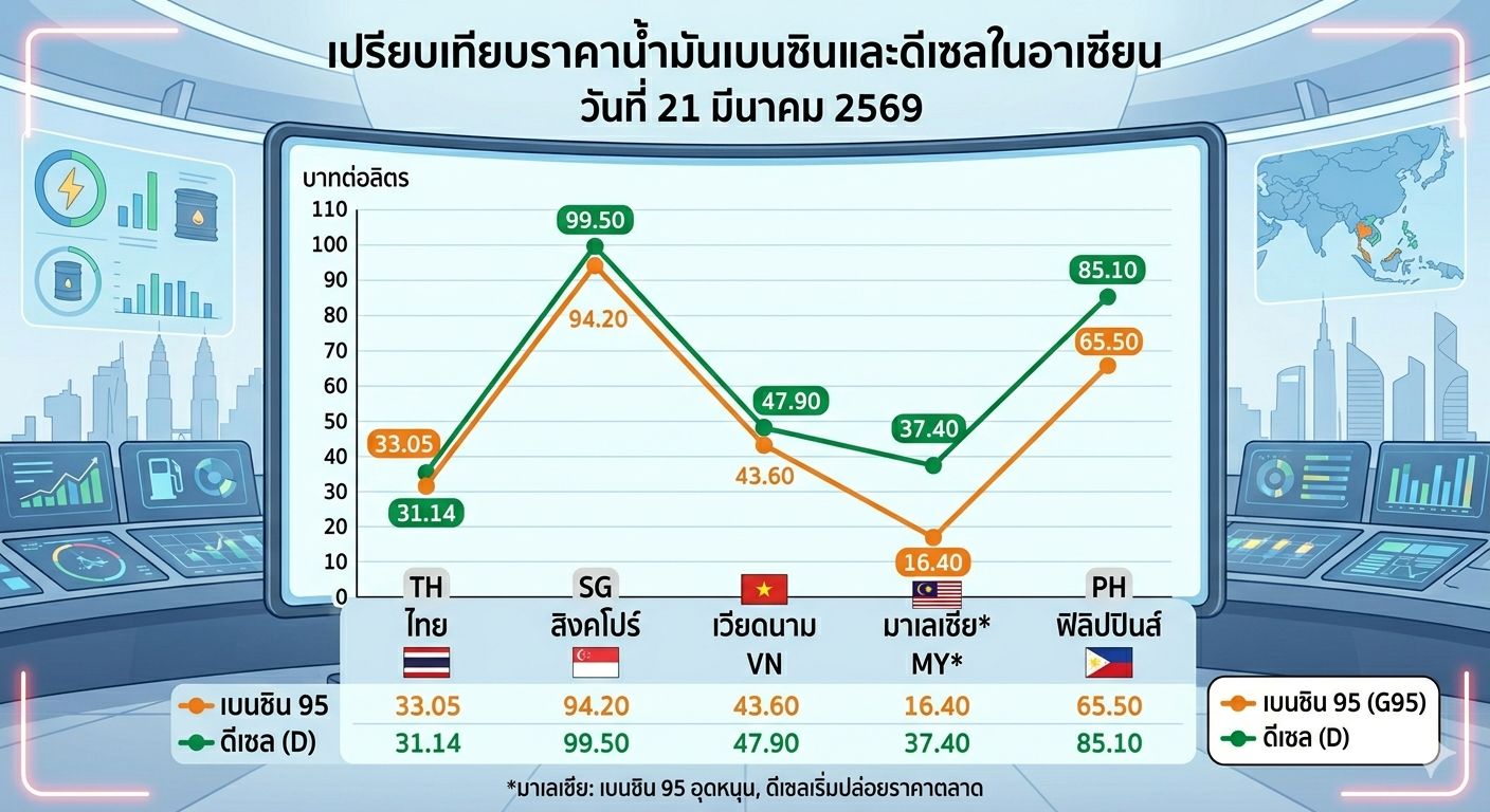 ทำไมคนไทยไม่สงสัยเรื่องราคาดีเซลในมาเลย์บ้าง?

อย่างที่เราเคยแชร์ว่า มาเลย์ผลิตน
